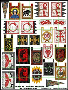 15MM ARTHURIAN BANNERS 1