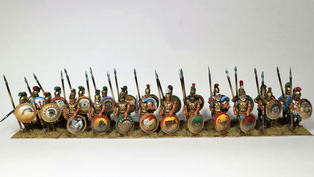 28mm Ancients - Greek Hoplite Shield Designs 4