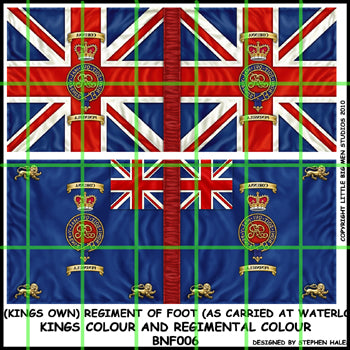 4th &#39;Kings Own&#39; Regiment as carried at Waterloo