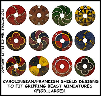 Carolingian/Frankish round shields 1