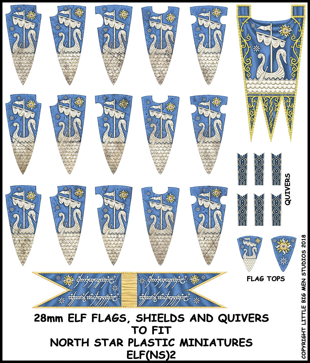 Elf banner and shield sheet 2