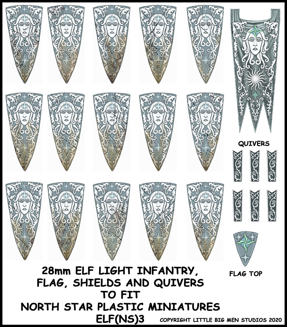 Elf banner and shield sheet 3