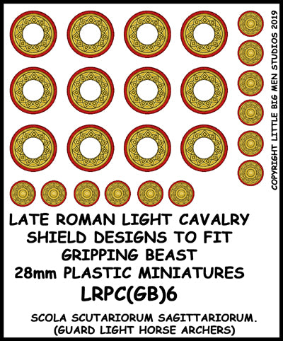 Plastic Late Roman Cavalry sheet 6