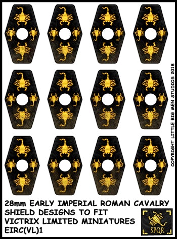 Early Imperial Roman Cavalry Shield Transfers  1