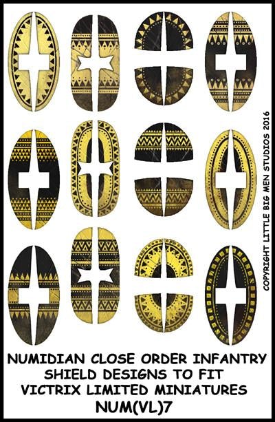 Numidian Infantry Shield Designs 7