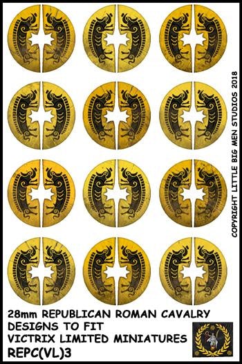 Republican Roman Cavalry shield designs 3