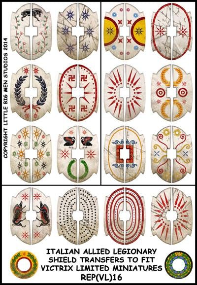 Republican Roman shield designs 16