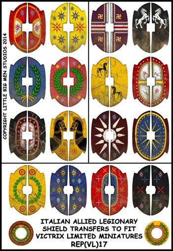 Republican Roman shield designs 17